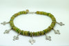 Unakite stone And silver necklace