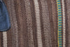 Vintage Brown Stripe Carpet Overnight Bag