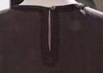 Safi Sleeveless Maxi Dress, Brown Linen