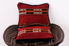 Pair of  Moroccan Vintage Zemmour Carpet Cushion Covers